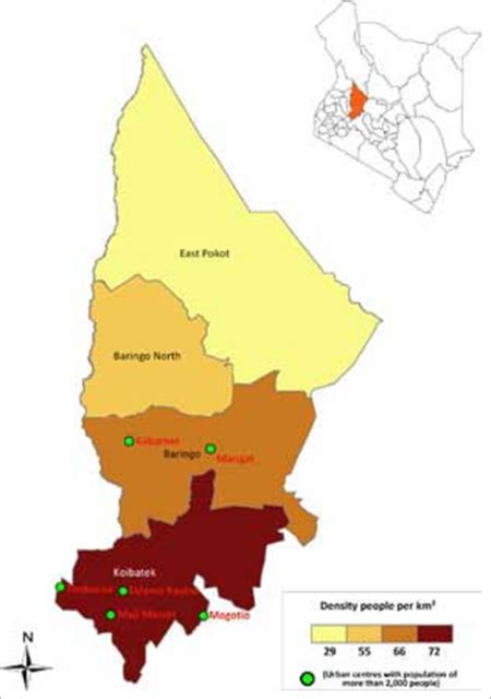 map of baringo county
